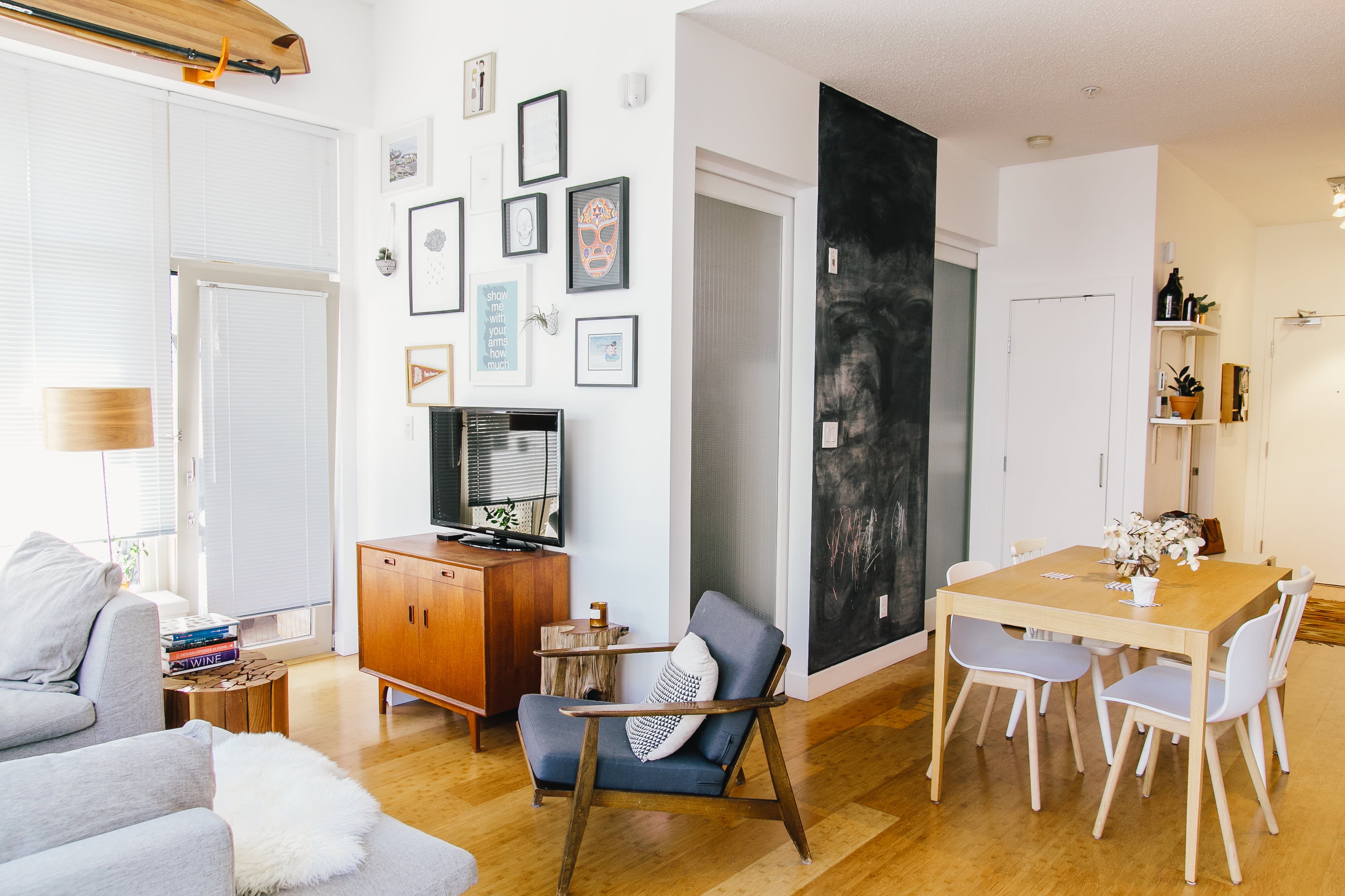 House Tour A Couple & a Baby Share 600 Square Feet Apartment Therapy